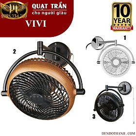 Quạt trần MR VŨ VIVI quạt trần cho người giàu mẫu quạt treo tường hiện đại cao cấp QTD