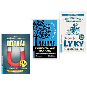Combo Nghệ Thuật Bán Hàng Của Người Do Thái + Kích Hoạt Tài Năng Bán Hàng + Câu Chuyện Ly Kỳ Từ Cậu Bé Giao Báo - Bán Tiệt Bạch Thái