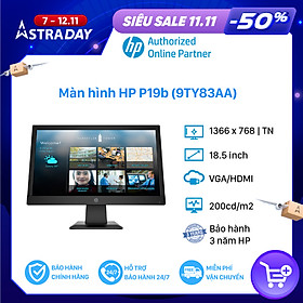 Mua Màn hình máy tính HP P19b 9TY83AA - 18.5-inch / WXGA (1366 x 768)/ HDMI/ VGA - Hàng Chính Hãng - Bảo hành 36 tháng