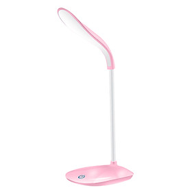 Rechargeable Led Desk Lamp Portable USB Charging & Plug-in 360° Flexible Hose Reading Lamp Students Children Soft Light