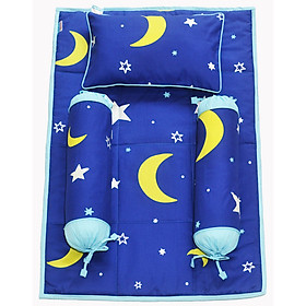 Hình ảnh Bộ 4 Món Ga Gối Cho Bé Sleep Baby Twinkle Sky - F201