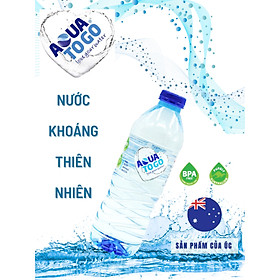 Lốc 20 chai Nước khoáng thiên nhiên đóng chai Aqua ToGo