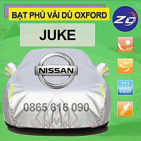 Bạt trùm xe ô tô 5 chỗ Nissan Juke vải dù oxford cao cấp áo trùm che phủ xe hơi, bạc phủ xe oto chống nóng,mưa,bụi