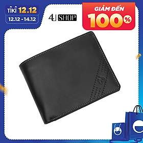 Bóp Ví Nam Da Bò Thật 4U Cao Cấp Dáng...