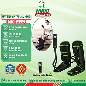 Máy Massage Chân, Nén Ép Túi Khí Bàn Chân Và Bắp Chân Nikio NK-285 - Hỗ Trợ Cải Thiện Đau Nhức, Tê Bì, Suy Giãn Tĩnh Mạch