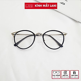 Gọng kính cận kim loại dáng bầu mắt mèo LANI 90029 - Lắp mắt cận theo yêu cầu
