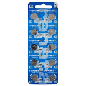 Pin đồng hồ thụy sỹ renata 381 / sr1120sw oxit bạc made in swiss