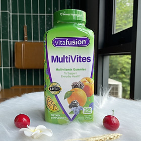 Kẹo Dẻo Bổ Sung Vitamin Cho Người Lớn Vitafusion MultiVites Multivitamin 260 Viên ( Mẫu Mới ) Hàng Nhập Mỹ bổ sung các vitamin và khoáng chất ,chống loãng xương và bôi trơn khớp