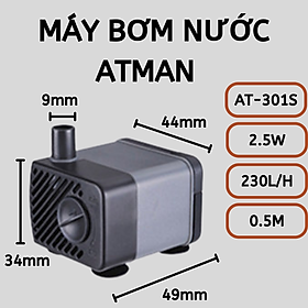 Máy bơm nước ATMAN AT-300S, AT-301S, AT-302S, AT-303S, AT-304S, AT-305S, AT-306S - Hingaostore