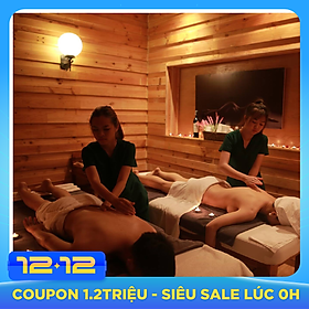Rita Homespa - Couple VIP Chăm Sóc Da Chạy vitanmin C Cơ Bản Kết Hợp Massage Boby Đá Nóng/ Tinh Dầu 120 Phút