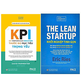 Combo KPI - Thước Đo Mục Tiêu Trọng Yếu và Khởi Nghiệp Tinh Gọn ( Tặng Kèm Sổ Tay Xương Rồng )