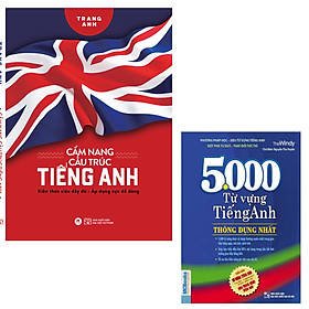 [Download Sách] combo Cẩm Nang Cấu Trúc Tiếng Anh + 5000 Từ Vựng Tiếng Anh Thông Dụng Nhất