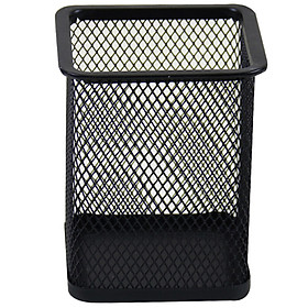 Tango (TANGO) pen holder metal hollow mesh multi-function creative fashion spray rust-proof office pen holder round