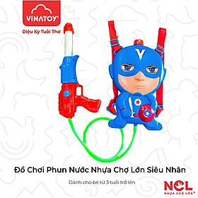 Đồ Chơi Phun Nước Nhựa Chợ Lớn hình Siêu Anh Hùng - M1795-BB92