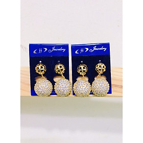 Bông tai nữ dát vàng 18k EK1272