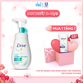 Sữa Rửa Mặt Dạng Bọt Dove Tinh Chất - Serum Cho Da Nhạy Cảm 160Ml