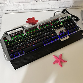 Mua Bàn Phím Cơ Gaming K100 Led Đổi Màu 12 Chế Độ Led Khác Nhau  Nút Vặn Đa Phương Tiện - T012