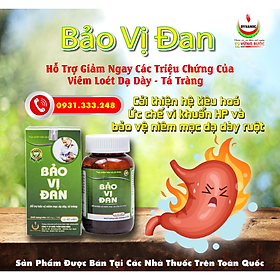 Bảo Vị Đan - Năng Động - Giảm Ợ Hơi, Ợ Chua, Ức chế vi khuẩn HP