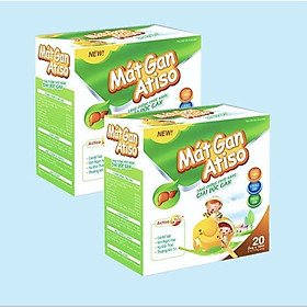 Mua Siro Mát gan Atiso cho bé ui - Giúp giải độc gan  thanh nhiệt mát gan cho bé hộp 20 ống