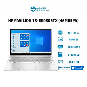 Mua Laptop HP Pavilion 15-eg0506TX(46M05PA)i5-1135G7| 8GB |512GB|VGA MX450 2GB|15.6  FHD|Hàng chính hãng
