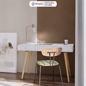 Mua Bàn Làm Việc Gỗ Lắp Ráp Đa Năng Thương Hiệu FIVO FD01 Mang Đến Không Gian Làm Việc  Học Tập Hiện Đại  Tiện Lợi (Full trắng)