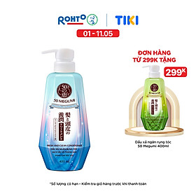 Dầu xả ngăn rụng tóc, sạch sâu thanh mát 50 Megumi Fresh & Clean Conditioner 400ml