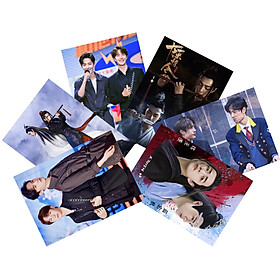 SET 3 Tranh Poster Bác Quân Nhất Tiêu - Vương Nhất Bác x Tiêu Chiến 21cmx30cm