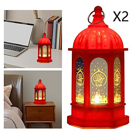 LED Wind Lights Ramadan Lantern Hanging Ornaments for Gift Party Decoration