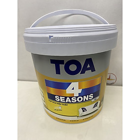 Mua Sơn nước Toa 4 Season Top Silk dễ lau chùi nội thất màu xám 8323 _5L