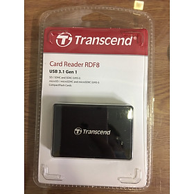 Đầu đọc thẻ 3.1 Gen 1 Transcend RDF8 - Hàng Chính Hãng