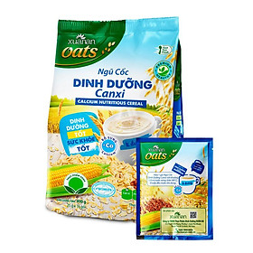 Ngũ Cốc Dinh Dưỡng Canxi Xuân An [ít đường] Túi 400G {25g*16 gói}