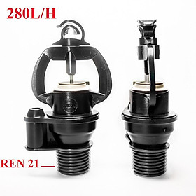 Mua Béc Tưới Cây Phun Mưa Xoay 360 độ Vòi Tưới Cây Có Điều Chỉnh Bán Kính Tưới Đuôi Ren 21mm X9000