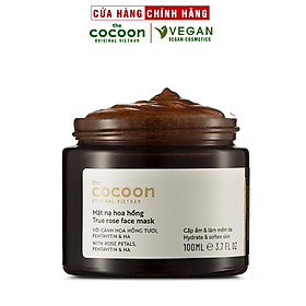 Mặt nạ hoa hồng Cocoon 100ml cấp ẩm dưỡng da thuần chay