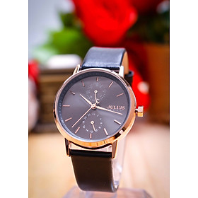 Đồng hồ nữ Julius Hàn Quốc JA-1159 dây da có lịch