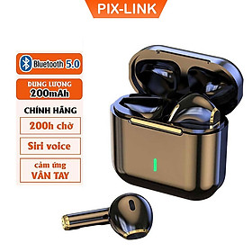 Mua Tai Nghe Nhét Tai Nam Nữ Bluetooth tws Pix-Link Air-S4  Điều Khiển Cảm Ứng  Nghe Đơn Hoặc Đôi  Micro Chống Ồn - Hàng chính hãng/ Hàng nhập khẩu