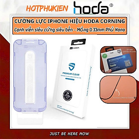 Mua Kính Cường Lực HODA CORNING Siêu Mỏng 0.33mm – Bảo Vệ Toàn Diện Cho iPhone 12 13 14 15 16 Series Pro Pro Max Plus - Hàng nhập khẩu