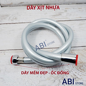 Mua Dây vòi xịt nhà vệ sinh nhựa ốc đồng mềm xịn bền đẹp  dây xịt toilet ốc dày màu ghi