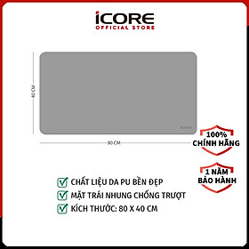 Mua Miếng lót bàn làm việc kiêm lót chuột vi tính iCore 8040 - Hàng Chính Hãng