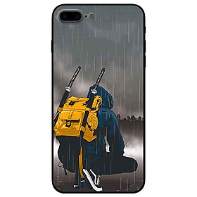 Ốp lưng in cho Iphone 7 Plus/ 8 Plus Mẫu Dưới Mưa