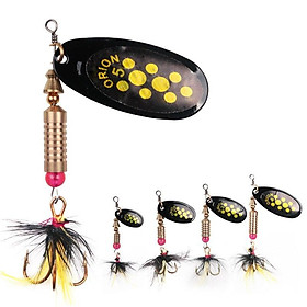 1pc Spinnerbait Fishing Lure 2020 Artificial Bait Spinner Lures Spiner Spinning Spinerbait with Feather Treble Hooks Fish Tackle