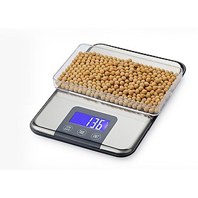 Mua Cân điện tử nhà bếp thiết kế nhỏ gọn  độ chính xác cao không thể thiếu trong mỗi gia đình 150 ( Tải trọng 5kg và 15kg - Tặng kèm bộ 6 con bướm dạ quang phát sáng nhiều màu )