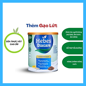 Mua Sữa Hạt Tiểu Đường Hebes Diacare 100% Từ Thực Vật Không Chứa Đường Kính (Hộp 800g)