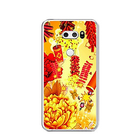 Ốp lưng dẻo cho điện thoại LG V30 - 0405 FIREWORK - Hàng Chính Hãng