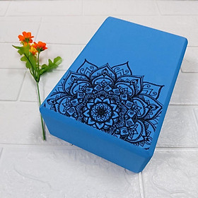 Gạch Tập Yoga In Hoa Mandala -YOGA TP, Chất Liệu EVA Cao Cấp, Giúp Bạn Tập Yoga Tại Nhà Và Phòng Tập