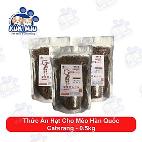 Thức Ăn Hạt Cho Mèo Hàn Quốc Catsrang túi chiết 500gr