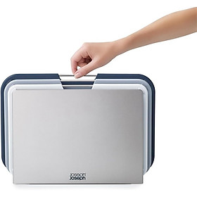 Bộ 3 thớt Joseph Joseph Nest Boards Regular 60146 Grey Blue màu xanh xám Hàng chính hãng