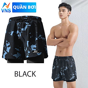 Quần bơi nam 2 lớp cao cấp, quần thể thao nam YUKE-YK12 (Hàng Chính Hãng)