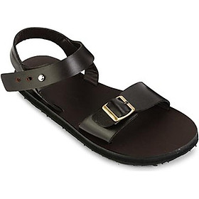 Giày Sandal Nam Quai Ngang Casual - Nâu