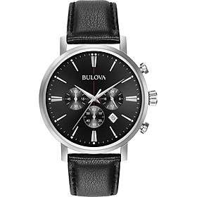 Đồng Hồ Nam Dây Da BULOVA 96B262 (41mm) - Đen