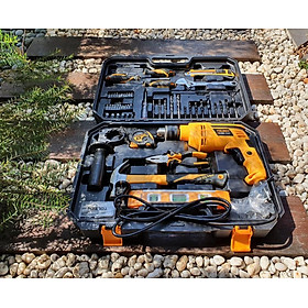 BỘ DỤNG CỤ MÁY KHOAN 710W + 94 MÓN TOLSEN 79685 - HÀNG CHÍNH HÃNG